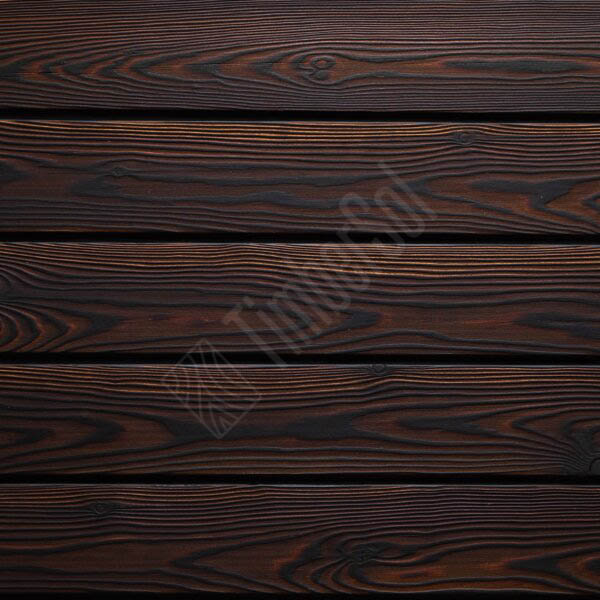 Dark Amber Larch Fencing